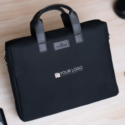 Buy Chester Prime Laptop Bag - Black in bulk for Corporate Gifting | Corporate Gyft