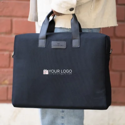 Buy Chester Prime Laptop Bag - Black in bulk for Corporate Gifting | Corporate Gyft