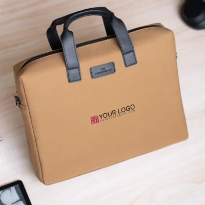 Buy Chester Prime Laptop Bag - Brown in bulk for Corporate Gifting | Corporate Gyft