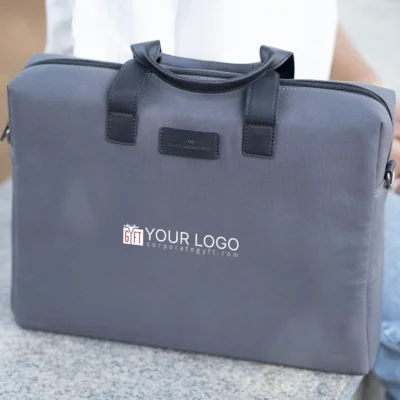 Buy Chester Prime Laptop Bag - Grey in bulk for Corporate Gifting | Corporate Gyft