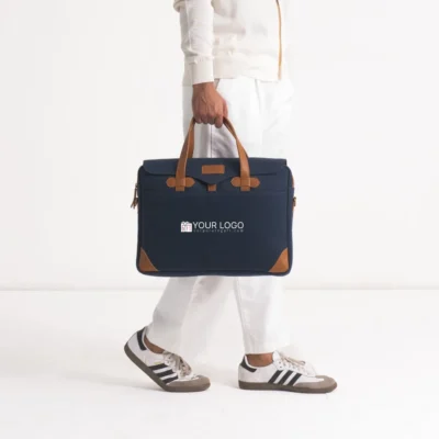 Buy Edward Prime Laptop Bag - Blue in bulk for Corporate Gifting | Corporate Gyft