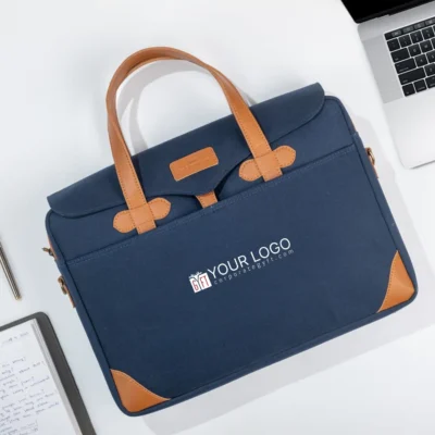 Buy Edward Prime Laptop Bag - Blue in bulk for Corporate Gifting | Corporate Gyft