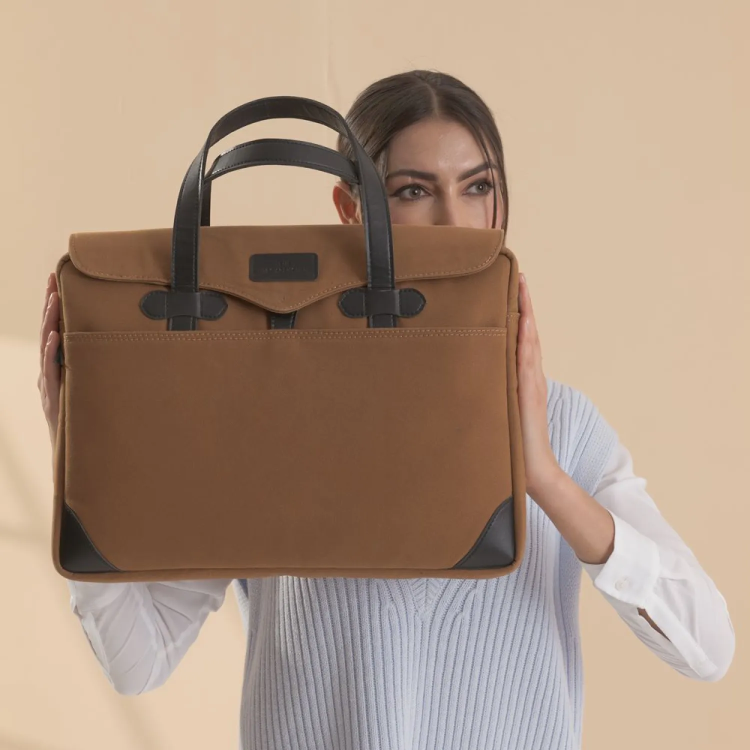 Edward Prime Laptop Bag - Brown Buy Edward Prime Laptop Bag - Brown in bulk for Corporate Gifting | Corporate Gyft