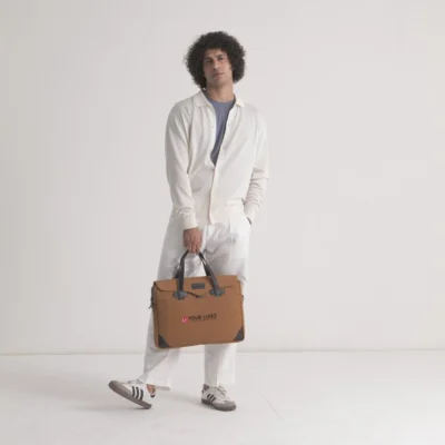 Buy Edward Prime Laptop Bag - Brown in bulk for Corporate Gifting | Corporate Gyft