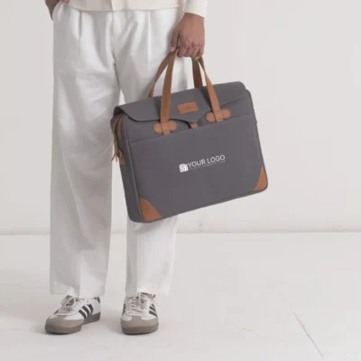 Buy Edward Prime Laptop Bag - Grey in bulk for Corporate Gifting | Corporate Gyft