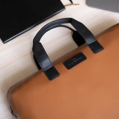 Buy Elon Prime Laptop Bag - Brown in bulk for Corporate Gifting | Corporate Gyft