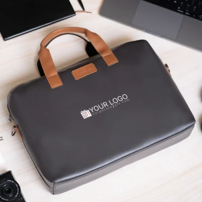 Buy Elon Prime Laptop Bag - Grey in bulk for Corporate Gifting | Corporate Gyft