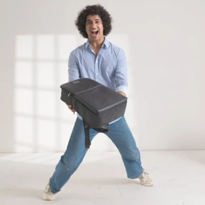 Buy Joshua Laptop Backpack - Black in bulk for Corporate Gifting | Corporate Gyft