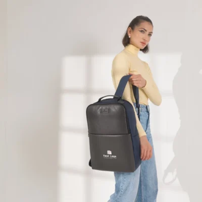 Buy Joshua Laptop Backpack - Blue in bulk for Corporate Gifting | Corporate Gyft