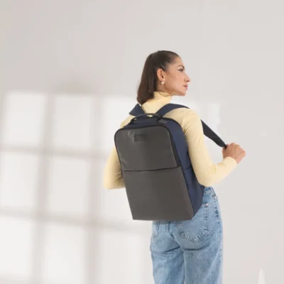 Buy Joshua Laptop Backpack - Blue in bulk for Corporate Gifting | Corporate Gyft