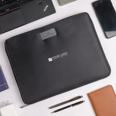Buy Lisbon Executive Work Folio - Black in bulk for Corporate Gifting | Corporate Gyft