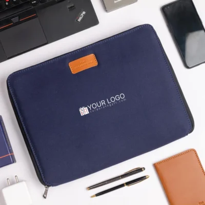Buy Lisbon Executive Work Folio - Blue in bulk for Corporate Gifting | Corporate Gyft