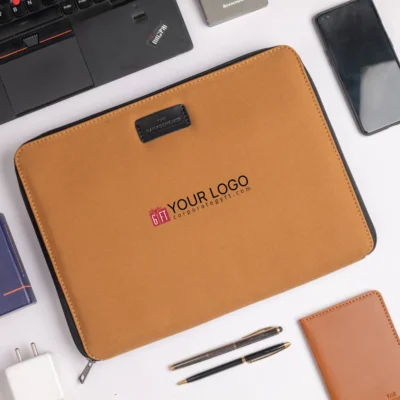 Buy Lisbon Executive Work Folio - Brown in bulk for Corporate Gifting | Corporate Gyft