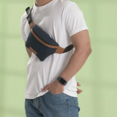 Buy Madrid Fanny Pack - Blue in bulk for Corporate Gifting | Corporate Gyft