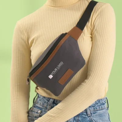 Buy Madrid Fanny Pack - Grey in bulk for Corporate Gifting | Corporate Gyft