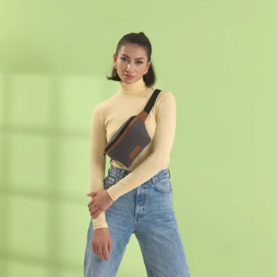 Buy Madrid Fanny Pack - Grey in bulk for Corporate Gifting | Corporate Gyft