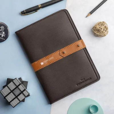 Buy Premium Manhattan Organizer - Brown in bulk for Corporate Gifting | Corporate Gyft