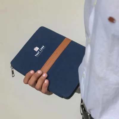 Buy Michigan Notebook Organizer - Blue in bulk for Corporate Gifting | Corporate Gyft