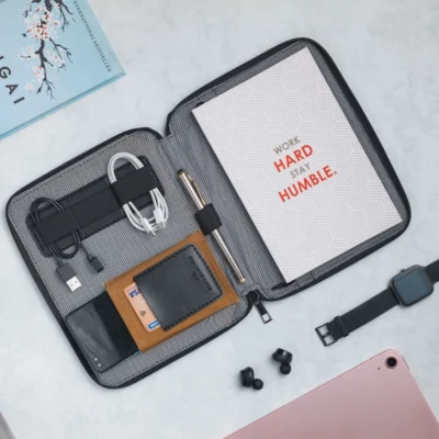 Buy Michigan Notebook Organizer - Grey in bulk for Corporate Gifting | Corporate Gyft