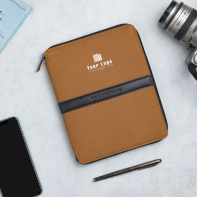 Buy Michigan Notebook Organizer - Brown in bulk for Corporate Gifting | Corporate Gyft