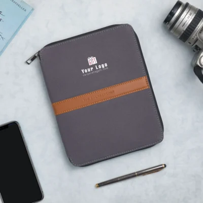 Buy Michigan Notebook Organizer - Grey in bulk for Corporate Gifting | Corporate Gyft