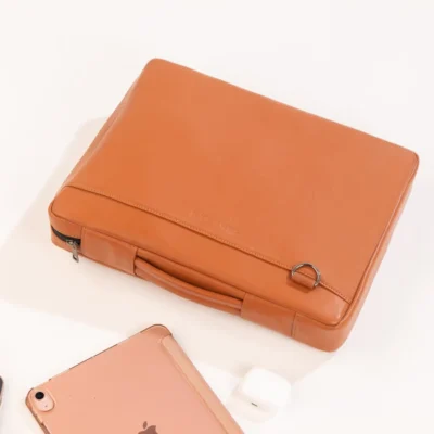 Buy Miller Elite Laptop Bag - Brown in bulk for Corporate Gifting | Corporate Gyft