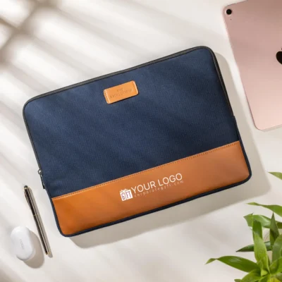 Buy Ohio Executive Laptop Sleeve - Blue in bulk for Corporate Gifting | Corporate Gyft