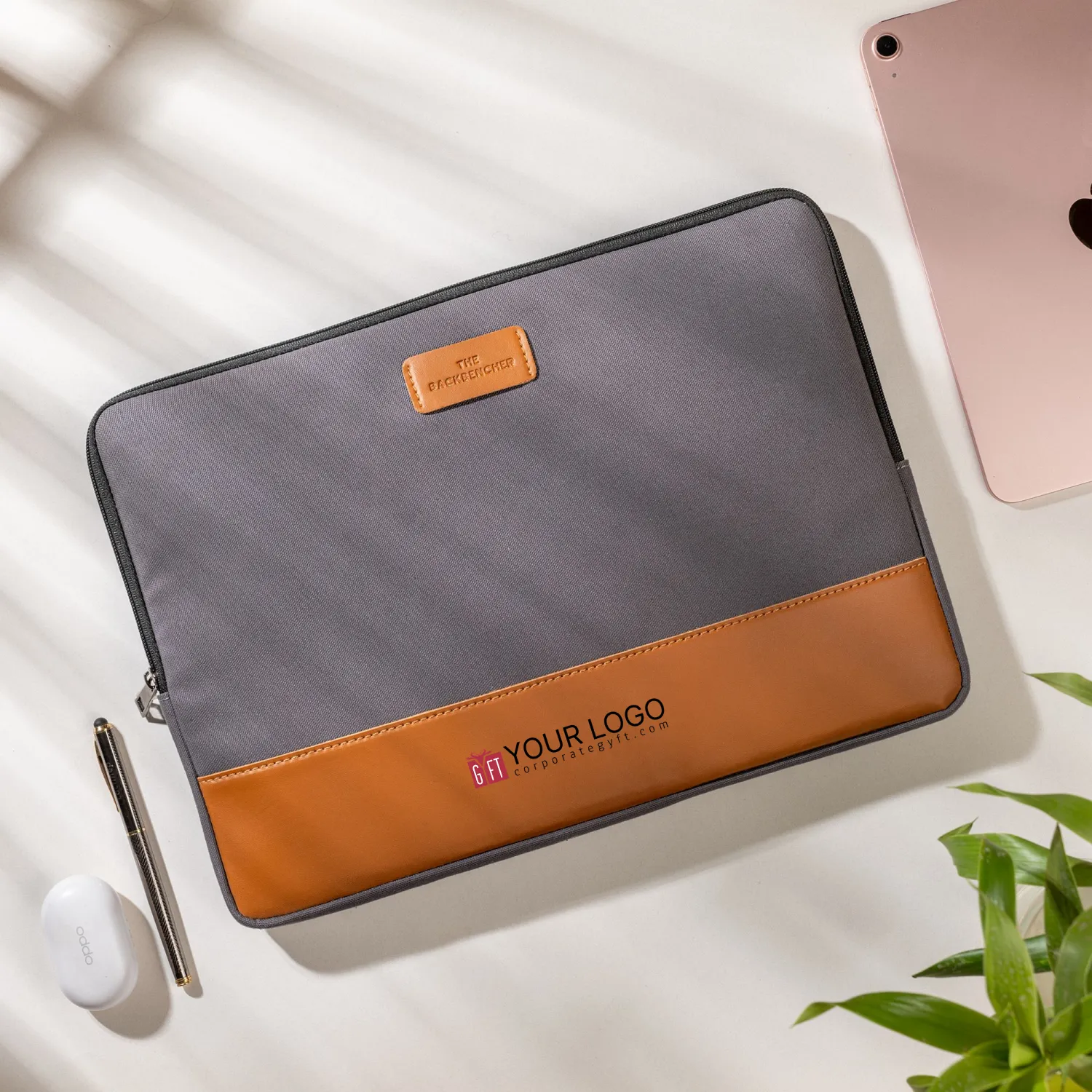 Ohio Executive Laptop Sleeve - Grey Buy Ohio Executive Laptop Sleeve - Grey in bulk for Corporate Gifting | Corporate Gyft