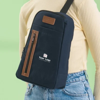 Buy Oliver Cross Body Sling Bag - Blue in bulk for Corporate Gifting | Corporate Gyft