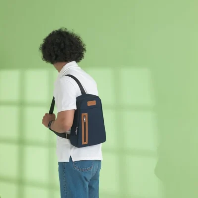 Buy Oliver Cross Body Sling Bag - Blue in bulk for Corporate Gifting | Corporate Gyft