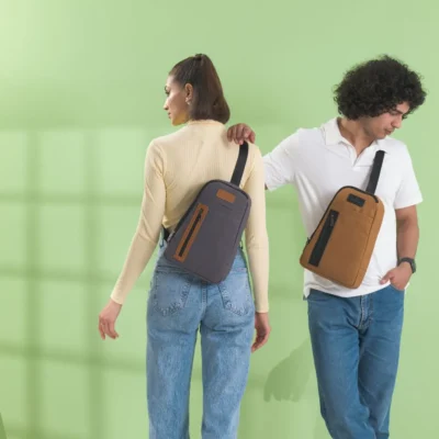 Buy Oliver Cross Body Sling Bag - Brown in bulk for Corporate Gifting | Corporate Gyft