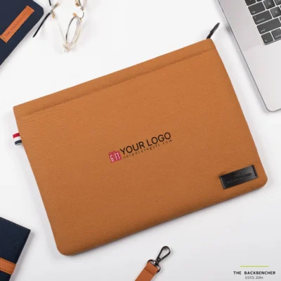 Buy Pacific Pro Laptop Sleeve -Brown in bulk for Corporate Gifting | Corporate Gyft