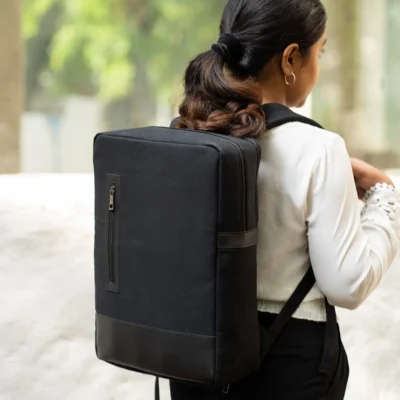 Buy Smith Laptop Backpack- Black in bulk for Corporate Gifting | Corporate Gyft