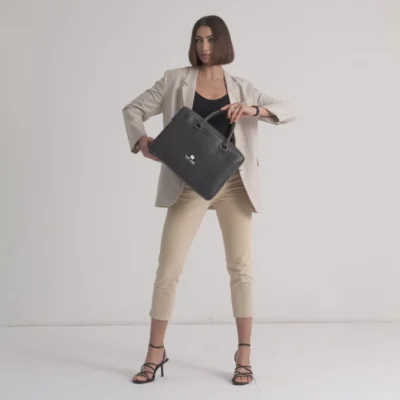 Buy Stephen Prime Laptop Bag - Black in bulk for Corporate Gifting | Corporate Gyft