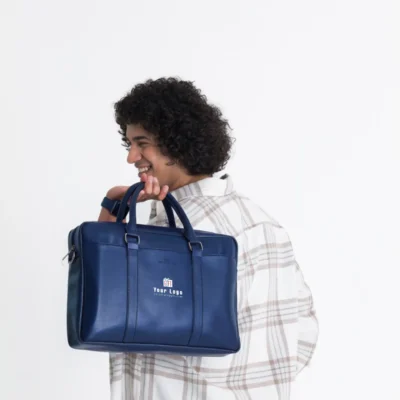Buy Stephen Prime Laptop Bag - Blue in bulk for Corporate Gifting | Corporate Gyft