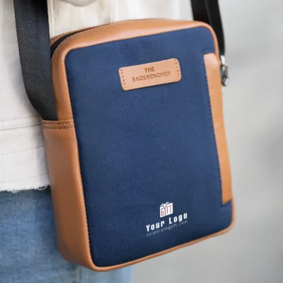 Buy Transit Sling Bag - Blue in bulk for Corporate Gifting | Corporate Gyft
