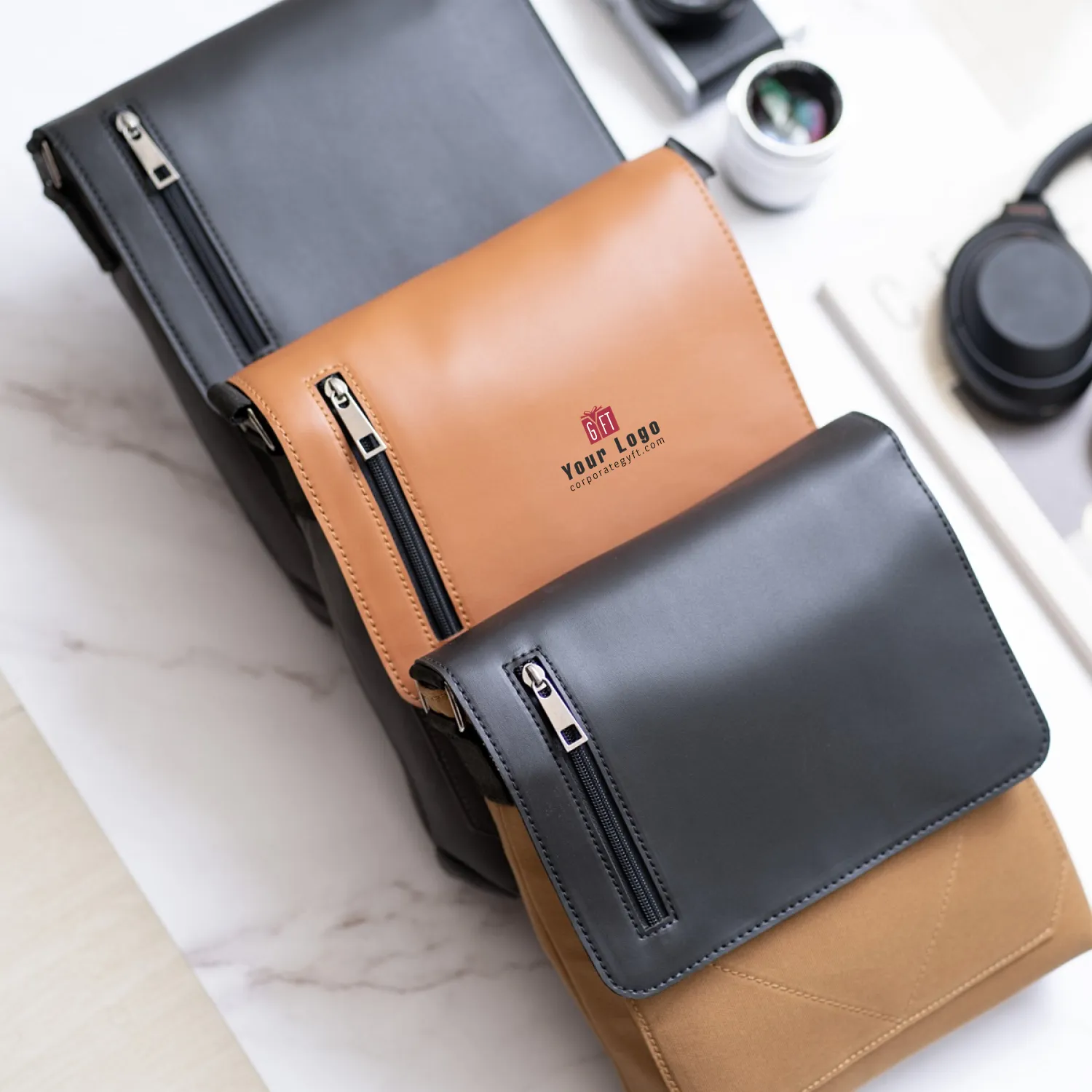 Voyage Sling Bag - Brown Buy Voyage Sling Bag - Brown in bulk for Corporate Gifting | Corporate Gyft