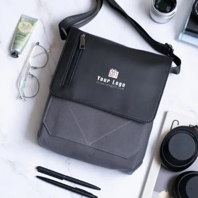 Buy Voyage Sling Bag - Grey in bulk for Corporate Gifting | Corporate Gyft