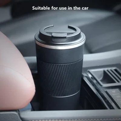 Buy Gripper Insulated Travel Mug - Black in bulk for Corporate Gifting | Corporate Gyft