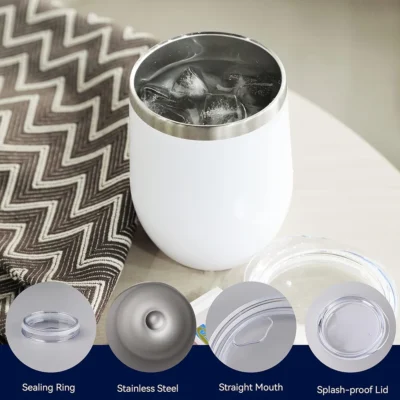 Buy Sula Double Wall Coffee Tumbler - White in bulk for Corporate Gifting | Corporate Gyft