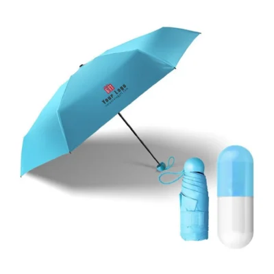 Buy Mini Capsule Umbrella - Sky Blue in bulk for Corporate Gifting | Corporate Gyft