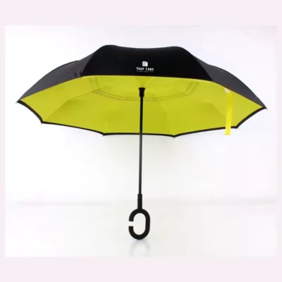 Buy Reverse Fold Commuter Umbrella - Yellow in bulk for Corporate Gifting | Corporate Gyft