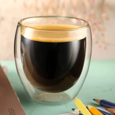 Buy Glassence Double Wall Glass Mug in bulk for Corporate Gifting | Corporate Gyft