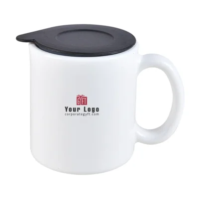 Buy Iazer Ceramic Insulated Mug - White in bulk for Corporate Gifting | Corporate Gyft
