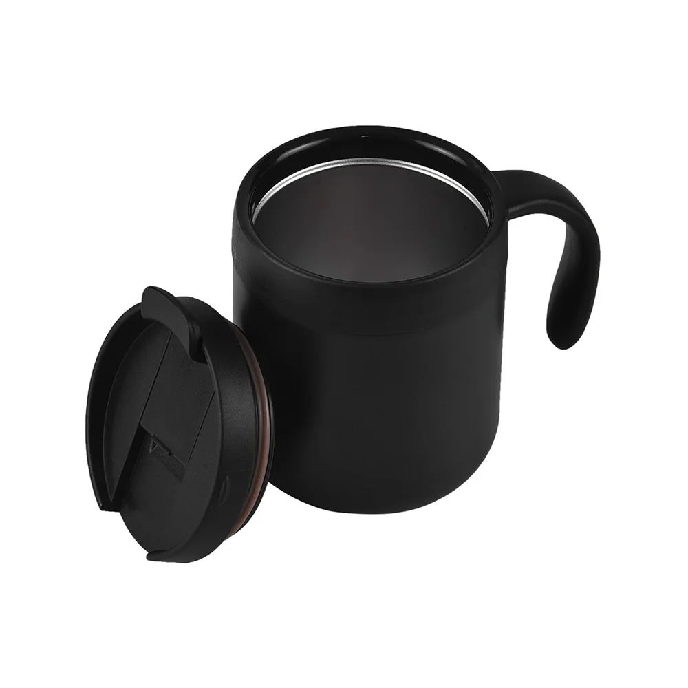 Minic Insulated Mug With Handle - Black Buy Minic Insulated Mug With Handle - Black in bulk for Corporate Gifting | Corporate Gyft
