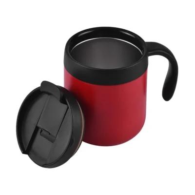 Buy Minic Insulated Mug With Handle - Red in bulk for Corporate Gifting | Corporate Gyft