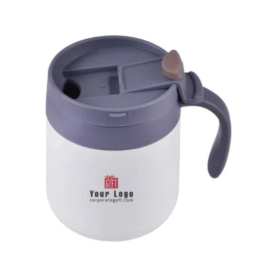 Buy Minic Insulated Mug With Handle - White in bulk for Corporate Gifting | Corporate Gyft