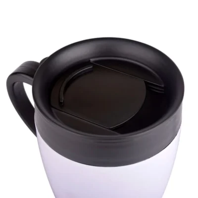 Buy Spooner Insulated Coffee Mug - White in bulk for Corporate Gifting | Corporate Gyft
