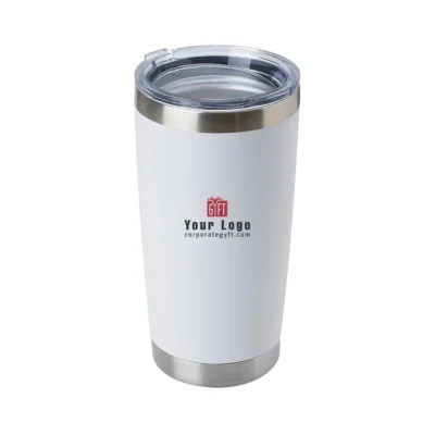 Buy Sturdy Insulated Travel Tumbler - White in bulk for Corporate Gifting | Corporate Gyft