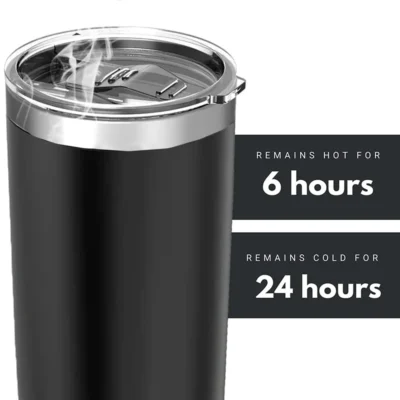 Buy Sturdy Insulated Travel Tumbler - Black in bulk for Corporate Gifting | Corporate Gyft